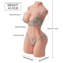 Jessica 42.32LB Athletic Girl Torso Sex Doll With Big Breasts
