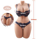 Jennifer 70.54LB Life Size Torso Sex Doll Plump Curvy Woman