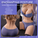 Rebecca 57.32LB Hot Girl Torso Hourglass Slim Figure Sex Doll