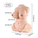 Lily 15.87LB Masturbator Torso Realistic Breasts Vagina