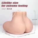 Erin 36.60LB Automatic Plump Sexy Realistic Big Butt Torso