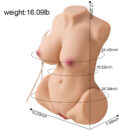 Lily 16.09LB Lifelike Automatic Sucking Vibrating Torso