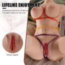 Teri 15.43LB Female Half Body Torso Sex Doll Lifelike Pussy
