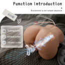 Cindy 13.45LB Electric Ass Doll Torso Realistic Vagina Pocket