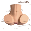 Teresa 27.56LB Retractable Waterproof Automatic Big Ass Torso