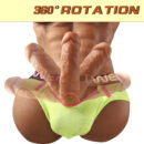 Logan 16.76LB Male Sex Doll Torso With Realistic Dildo