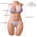 Emilia 20.20LB Lightweight Sex Torso With Automatic Tunnel