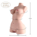 Nina 19LB Remote Control Automatic Sex Doll Torso Sports Girl