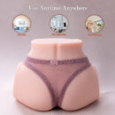 Keira 4.4LB Realistic Buttocks Torso Sex Doll With Vibrating