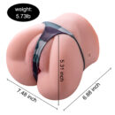 Zooey 5.73LB Portable Pocket Pussy Sex Torso With Vibrating